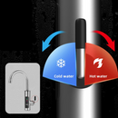 Rubinetto Elettrico Istantaneo in Acciaio Inox 3000W - Acqua Calda in Pochi Secondi, Display LED, Rotazione 360°