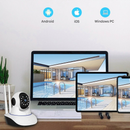 Telecamera di Sorveglianza WiFi Wireless 1080P con Rotazione e Rilevamento del Movimento - Controllo Remoto tramite App