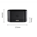 Umidificatore con Diffusore di Aromi ed Effetto Fiamma LED - Design Elegante per Aromaterapia