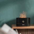 Umidificatore con Diffusore di Aromi ed Effetto Fiamma LED - Design Elegante per Aromaterapia