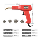 Kit Saldatura Plastica Professionale - Saldatore + Graffette in Acciaio Inox - Riparazione Crepe