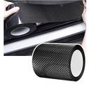 Pellicola Adesiva Carbonio 3D Auto - Rotolo 5cm x 5m, Nero Opaco Premium