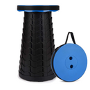 Sgabello Pieghevole Telescopico Portatile - Regolabile 5-45cm per Campeggio, Pesca ed Escursioni