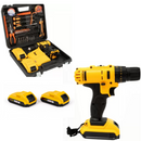 Kit Trapano Avvitatore 36V con 2 Batterie 5Ah + Percussione + 30 Accessori - Kit Completo Fai da Te