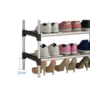 Scarpiera in Acciaio Inox con 5 Ripiani - Supporto Premium per Organizzare le Scarpe