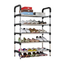 Scarpiera in Acciaio Inox con 5 Ripiani - Supporto Premium per Organizzare le Scarpe