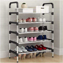 Scarpiera in Acciaio Inox con 5 Ripiani - Supporto Premium per Organizzare le Scarpe