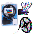 Striscia LED RGB 5m con Telecomando – 300 LED Impermeabile IP65 per Interni ed Esterni