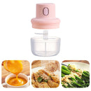 Mini Tritatutto Elettrico USB 250 ml con Lame Inox – Tritatura Rapida e Portatile per la Cucina