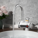 Rubinetto elettrico istantaneo per acqua calda, con display LCD