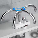 Rubinetto elettrico istantaneo per acqua calda, con display LCD