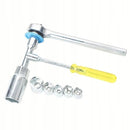 Set Chiavi a Bussola in Metallo con Cricchetto 40 Pezzi – Kit Professionale Completo con Valigetta Organizzata