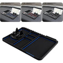 Supporto Auto Multifunzione 4 in 1 con Numero per il Parcheggio – Organizer Cruscotto Antiscivolo Universale