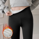 Leggings Felpati Donna per la Stagione Fredda – Termici, Elasticizzati, Fodera in Pelliccia Bianca Morbida, Vita Alta e Tessuto Traspirante Premium
