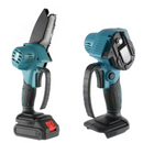 Mini Motosega elettrica Portatile 24V, 6 pollici con una catena e 2 batterie