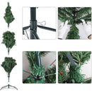 Albero di Natale 180cm + Set completo di accessori per addobbarlo