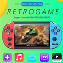 Console X7S con giochi inclusi, portatile