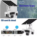Telecamera di Sorveglianza Solare 4G TL3  1 Sensore PIR, Batteria 12000mAh, Visione Notturna, 7,5w Controllo tramite OKAM Pro