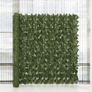 Siepe artificiale con foglie realistiche, facile da montare, per decorazione da esterno e interno, 1m x 3 m