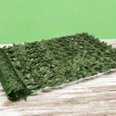 Siepe artificiale con foglie realistiche, facile da montare, per decorazione da esterno e interno, 1m x 3 m