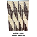 Tenda per Porta Contro gli Insetti - Anelli in Plastica 200 x 90 cm