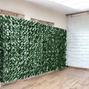 Siepe artificiale con foglie realistiche, facile da montare, per decorazione da esterno e interno, 1m x 3 m